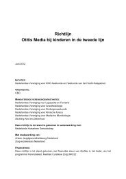 Richtlijn Otitis media bij kinderen in de tweede lijn - Diliguide