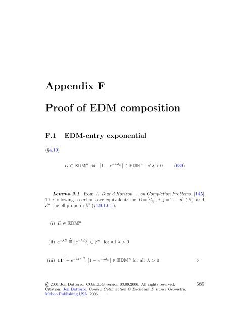 v2006.03.09 - Convex Optimization