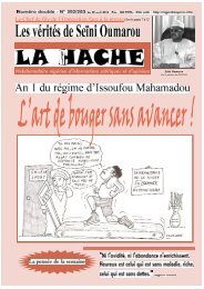 Hebdomadaire nigÃ©rien d'informations satiriques et ... - Nigerdiaspora