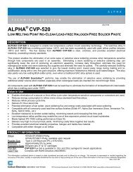 alpha Â® cvp-520 low melting point no-clean lead-free ... - Lenz