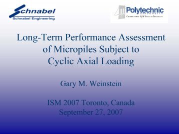 Long-Term Cyclic Performance Assessment of Micropile Systems ...