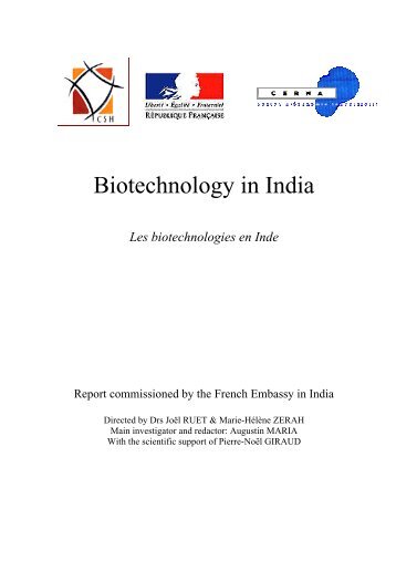 Biotechnology in India - Cerna