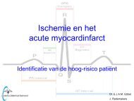 Ischemie en het acute myocardinfarct