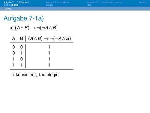 Ãbung zu Grundlagen der Logik und Logik-Programmierung