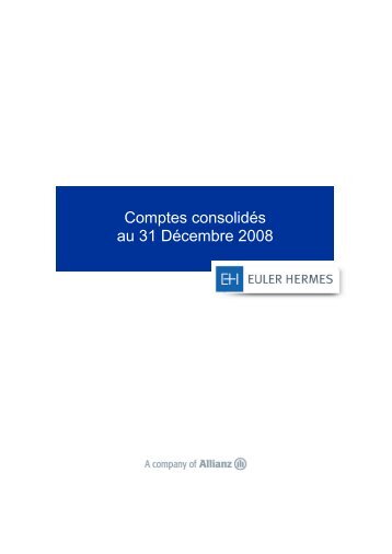 annexes aux comptes consolides - Euler Hermes