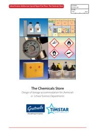 The Chemicals Store: Design of storage accommodation for ...