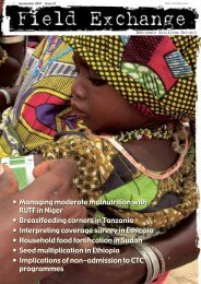 Download PDF - Field Exchange - Emergency Nutrition Network