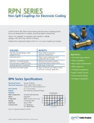 RPN Series Specifications - Suomen Pikaliitin Oy