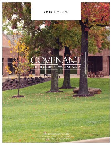 DMIN TIMELINE - Covenant Theological Seminary