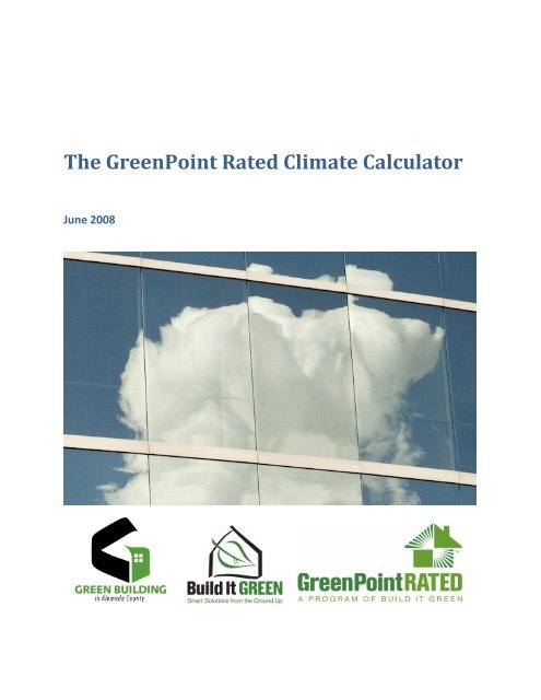 The GreenPoint Rated Climate Calculator - StopWaste.Org