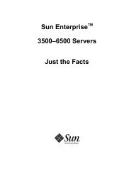 Sun Enterprise 3500â6500 Servers Just the Facts - Shrubbery.net