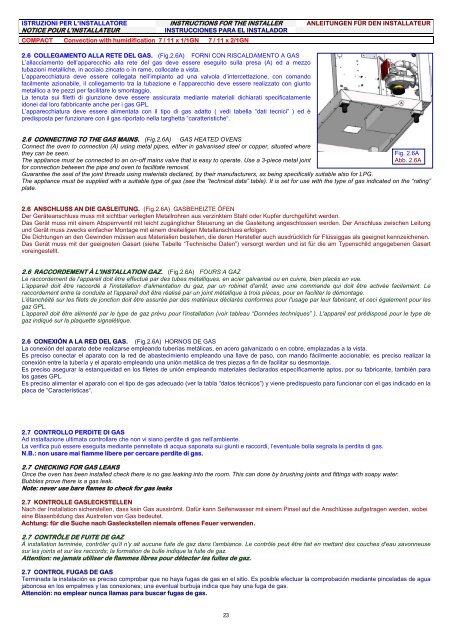 instructions pour l'installation - Whirlpool Professional