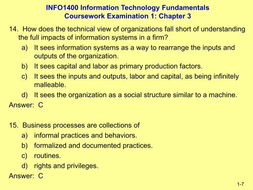 The Dawn of a Maturing Industry - UWI St. Augustine