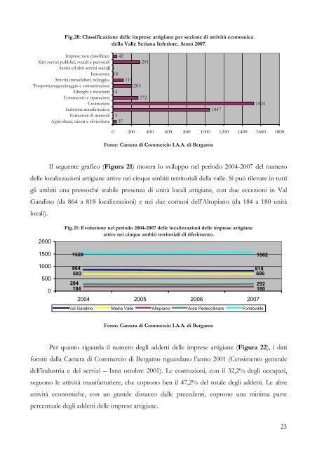 Rapporto socio-demografico ed economico della Valle Seriana ...