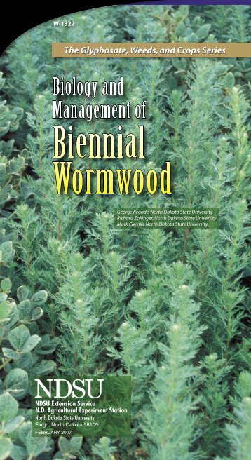 Biology and Management of Biennial Wormwood
