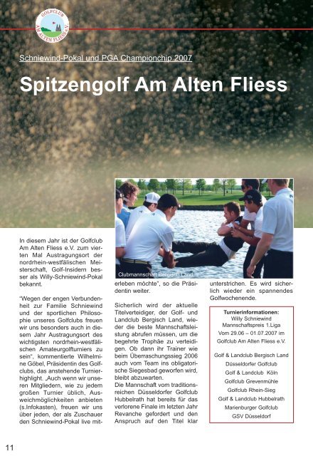 CSA Wert - Golfclub Am Alten Fliess eV