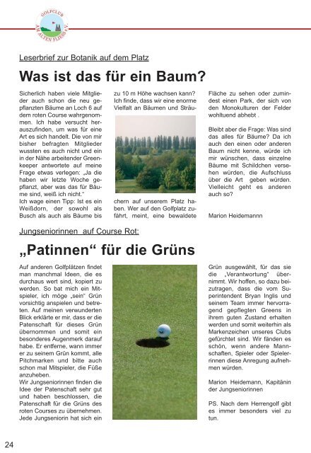 CSA Wert - Golfclub Am Alten Fliess eV