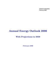 Annual Energy Outlook 2006 with Projections to 2030 - Usinfo.org