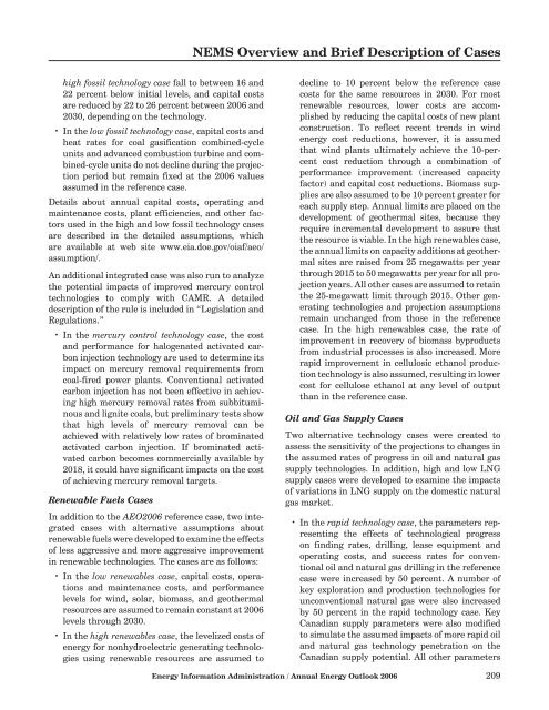 Annual Energy Outlook 2006 with Projections to 2030 - Usinfo.org