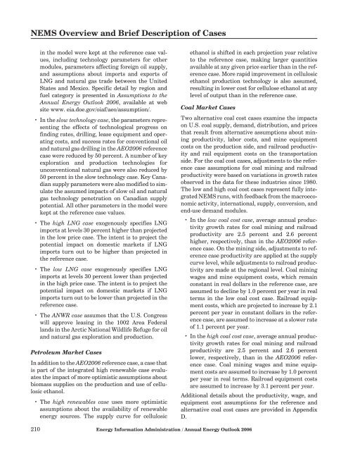 Annual Energy Outlook 2006 with Projections to 2030 - Usinfo.org