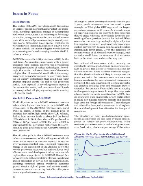 Annual Energy Outlook 2006 with Projections to 2030 - Usinfo.org