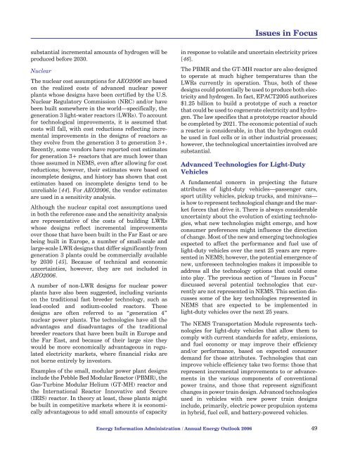 Annual Energy Outlook 2006 with Projections to 2030 - Usinfo.org