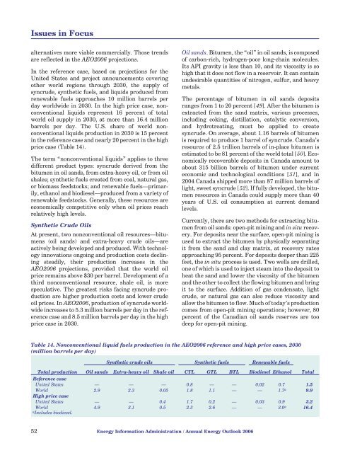 Annual Energy Outlook 2006 with Projections to 2030 - Usinfo.org