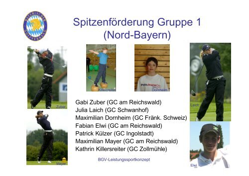 BGV-Leistungssportkonzept - Bayerischer Golfverband