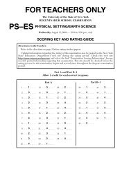 Scoring Key