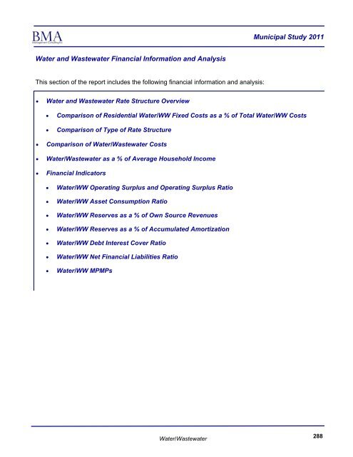 2011 Municipal Study - City of Brantford