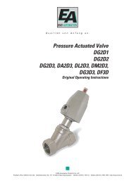 Pressure Actuated Valve DG2D1 DG2D2 DG2D3, DA2D3 ... - ii