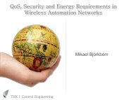 QoS, Security and Energy Requirements in Wireless Automation ...