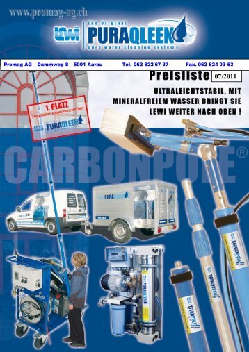 Preisliste Puraqleen - Promag AG