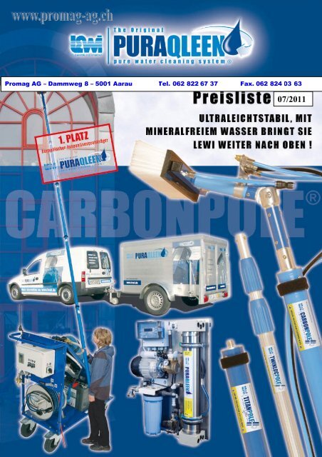 Preisliste Puraqleen - Promag AG