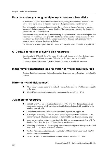 ExpressCluster X 3.1 for Linux Getting Started Guide - Nec