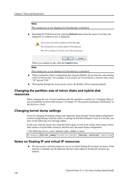 ExpressCluster X 3.1 for Linux Getting Started Guide - Nec