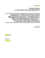 Integration of Electronic Document Management Systems and ... - AIIM