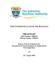 Braemar Casualty Report - 26 August 2009.pdf - The Bahamas ...