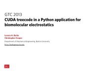 CUDA Treecode in Python App for Biomolecular Electrostatics | GTC ...