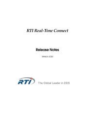 RTI Real-Time Connect - (DDS) Community RTI Connext Users