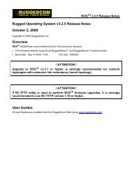 Rugged Operating System v3.2.5 Release Notes ... - RuggedCom