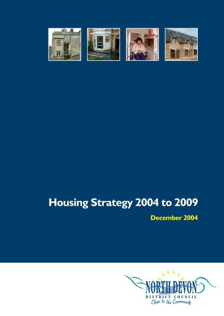 Housing strategy and action plan - North Devon District Council