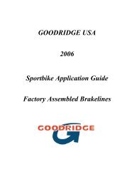 ABS Brake Lines Kit Goodridge 20002 92-97 Honda Accord w// Rear Disc Inc