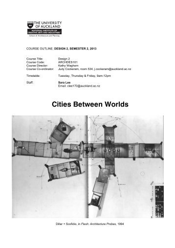 Topic Outline for Sara Lee's Design 2 Studio PDF