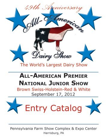 Jr Brown Swiss, Holstein, Red & White entry Catalog - All-American ...