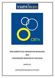 regulamento dos campeonatos brasileiros 2012 ... - CBTri