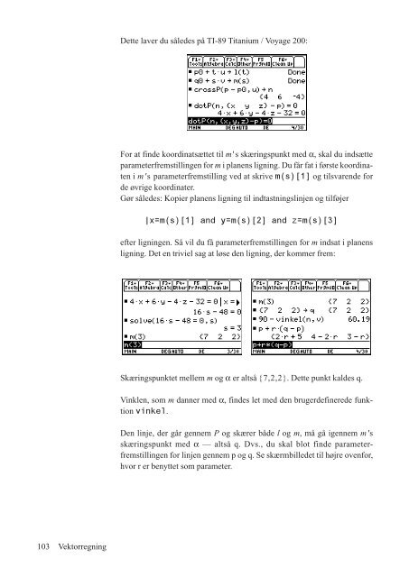 "Vektorregning med TI-89 og Voyage 200" som PDF-fil