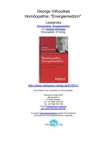 George Vithoulkas Homöopathie: "Energiemedizin"