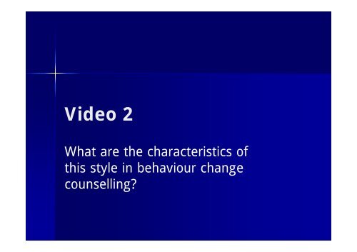 Introduction to behaviour change counselling - South African Health ...