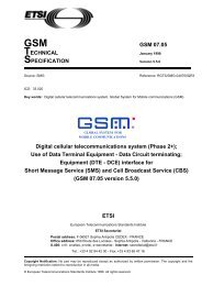 GSM 07.05 version 5.5.0 - ETSI